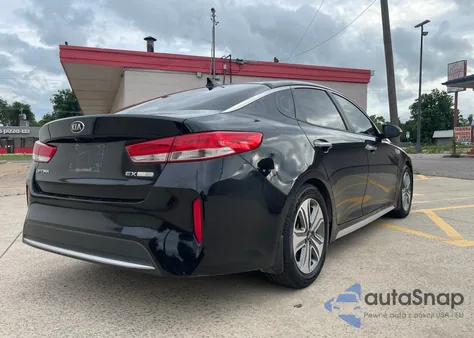 2017 Kia Optima Hybrid z USA, uszkodzony, nr VIN KNAGU4LE7H5014734